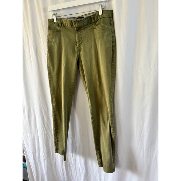 Banana Republic Sloan Skinny Pants – Olive Green – Size 6 - Picture 3 of 12